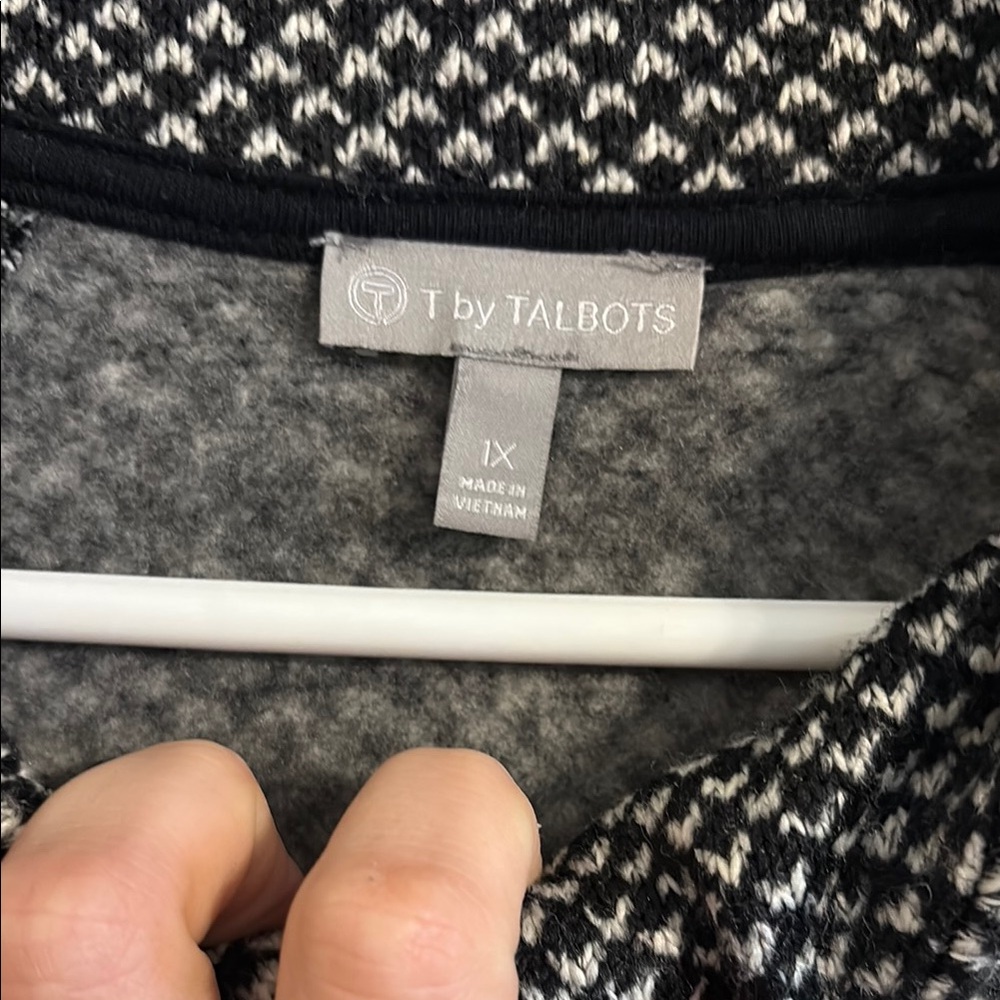 Talbots Monochrome Patterned Jacket - Picture 2 of 4